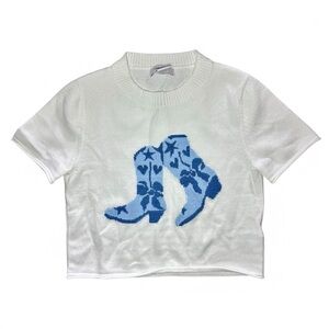 Haute Hippie Cowboy Boot Top S